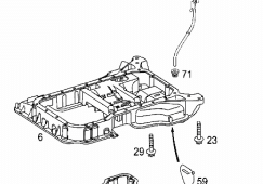 Mercedes C-Class W203 Lower Oil Sump 1120101328 A1120101328 ref
